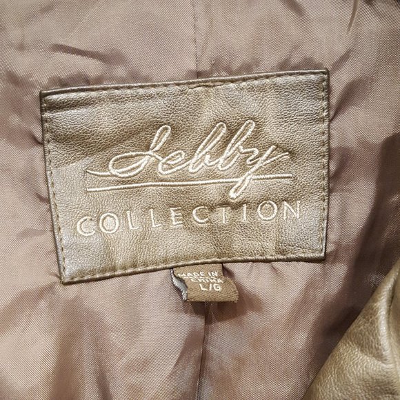 Sebby Soft Faux Leather Jacket Large - Picture 4 of 11
